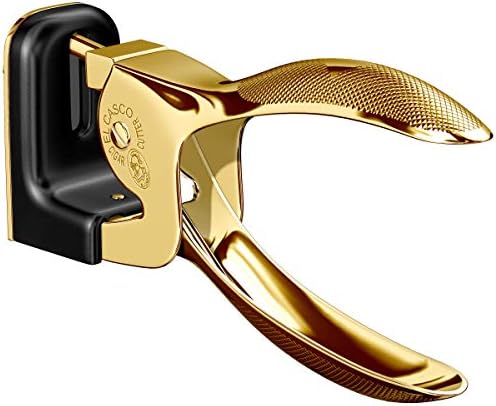El Casco Black 23kt Gold Plated Cigar Cutter M-765LN