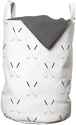Ambesonne Golf Laundry Bag 13 x 19