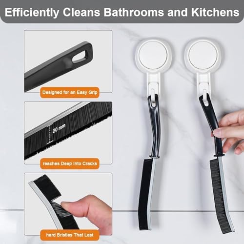 SKYTONE Gap Cleaning Brush Set of 2 - Hard Bristle for Deep Cleaning