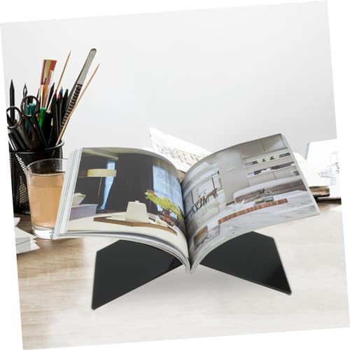 COHEALI Acrylic Cookbook Stand Kitchen Display Stand