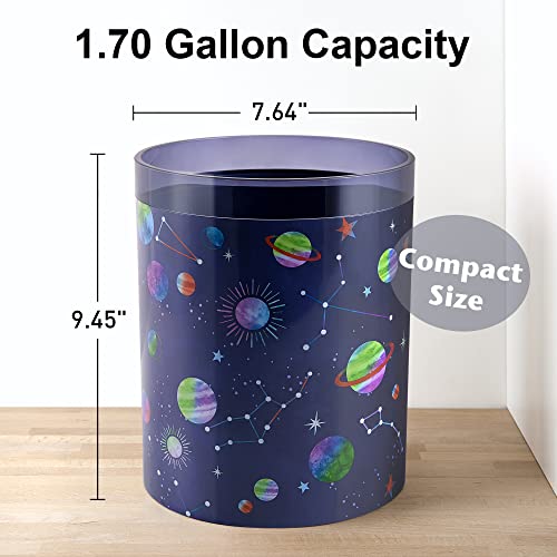 Allure Home Creation Starry Night Trash Can 161 Gallons