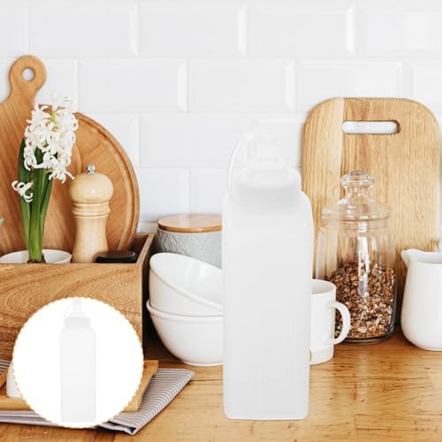Alipis 1000ml Condiment Squeeze Bottles for Sauces and Salad Dressings