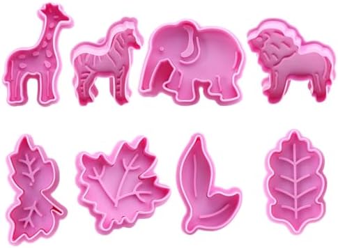 OKUMEYR 2 Sets 8pcs 3D Christmas Cookie Cutters