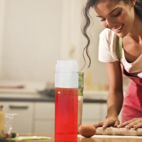 6pcs Double-Sided Squeeze Sauce Bottle Set