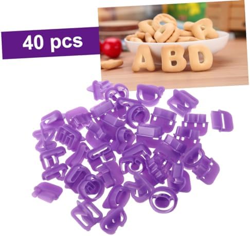 KICHOUSE 40Pcs Cookie Cutters Mold for Baking and Fondant Cakes