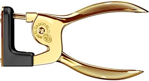El Casco Black 23kt Gold Plated Cigar Cutter M-765LN