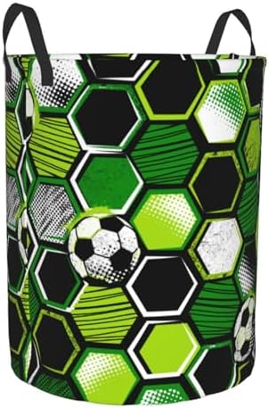 Gbuzozie Football Ball Laundry Hamper with 38L Capacity