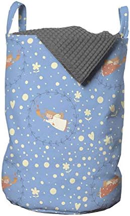 Ambesonne Winter Laundry Bag with Handles