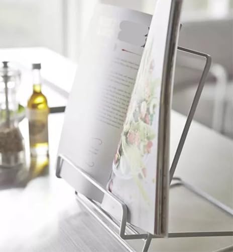 Iron Metal Cookbook Stand Foldable Recipe Holder