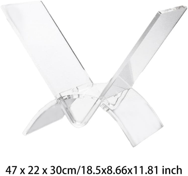 Clear Acrylic Cookbook Holder with Modern Design