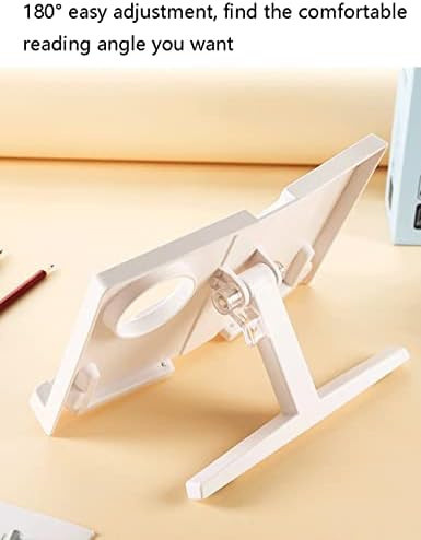 Creative Modern Plastic Portable Book Stand - Adjustable Folding Hands-Free Holder