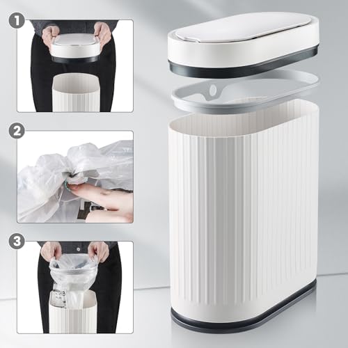 ELPHECO 2 Gallon Smart Motion Sensor Trash Can