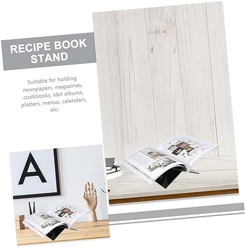 ULDIGI Practical Acrylic Book Stand for Kitchen and Classroom Use
