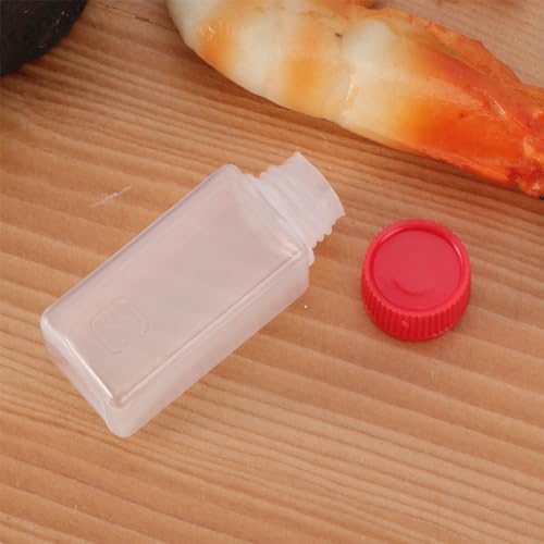 LIFKOME 100 Pcs Mini Soy Sauce Bottles Set