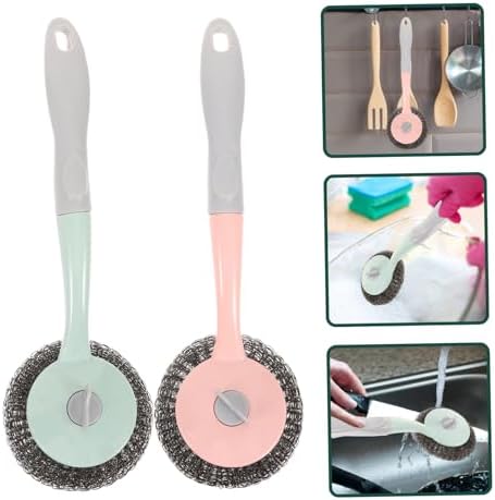 Ipetboom 4 Pcs Long Handle Kitchen Cleaning Brush Kit