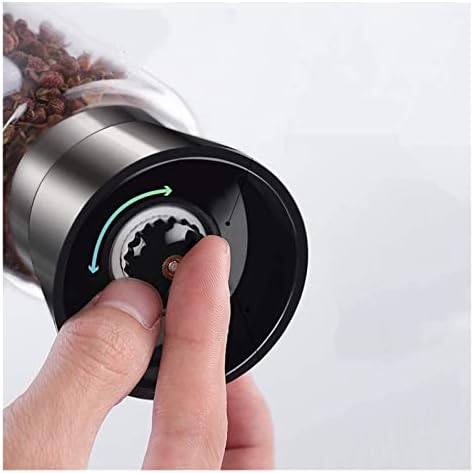 SLOFL Salt Pepper Mill Set of 2 Adjustable Coarseness Grinders 1