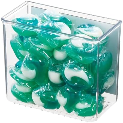 iDesign Magnetic Organizer Bins - Set of 2 - Clear