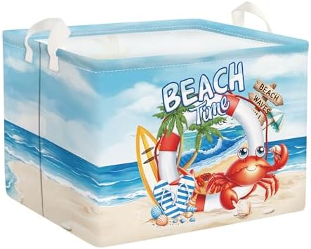 Clastyle Beach Animal Laundry Hamper for Kids