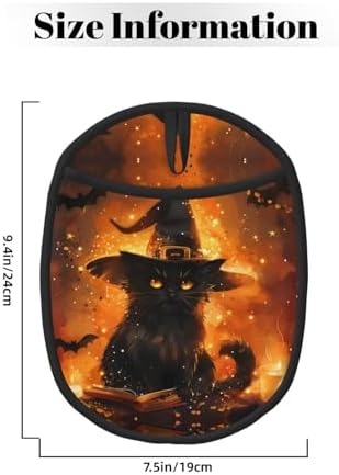 Buewutiry Halloween Witch Hat Hot Pads with Hanging Loop