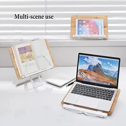 UHRLGHS Adjustable Cookbook Stand with Page Clips