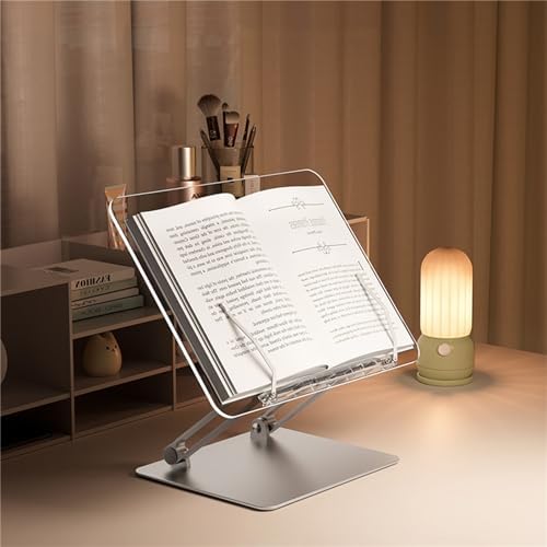 UHRLGHS Adjustable Foldable Book Stand for Kitchen and Office