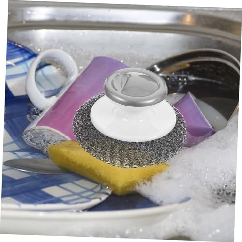 Sturdy Pot Pan Dish Scraper with Non-Slip Handle