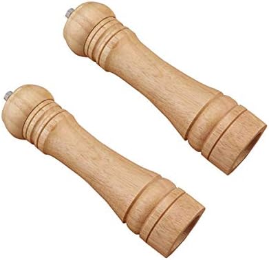 Wooden Salt and Pepper Mill Set 2 Pack