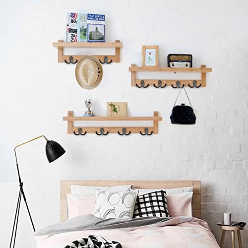 IBosins 28 Pack Heavy Duty Double Prong Coat Hooks