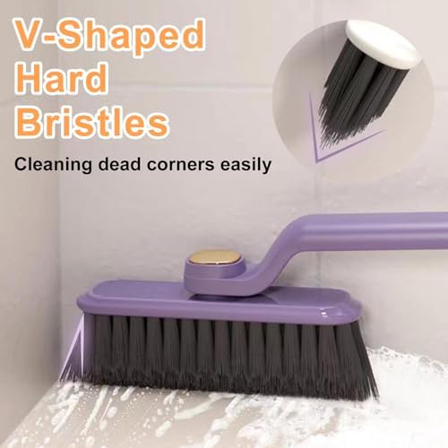 2 PCS Rotating Crevice Brush and 2PCS Hard Bristle Brush Set