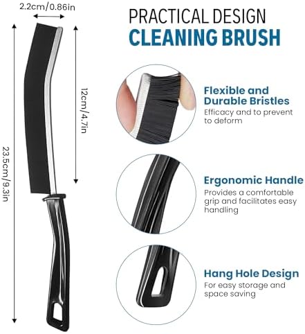 3 Pcs Crevice Cleaning Brush for Kitchen and Home Use