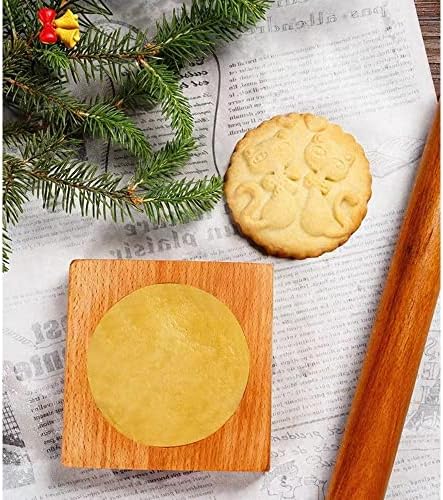 SNOOSZ Wooden Cookie Mold Cat Butterfly Shape
