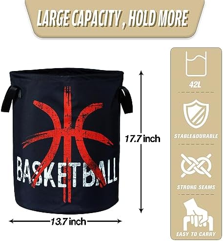 NUTAINLA Foldable Laundry Basket with Handles