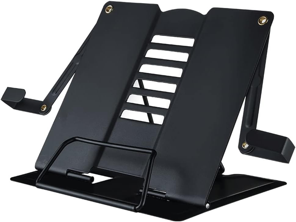 Creative Modern Metal Foldable Book Stand Adjustable and Portable