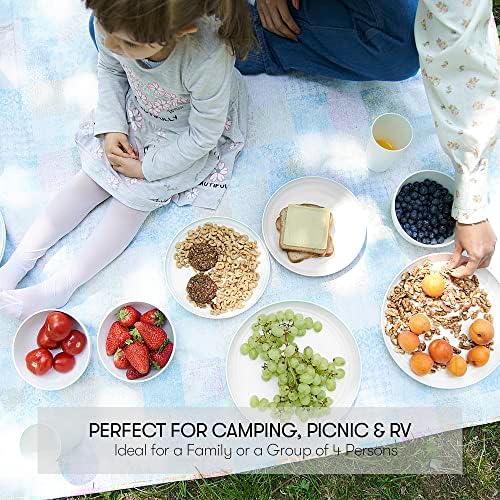 SWEVEN Wheat Straw Dinnerware Set for 4