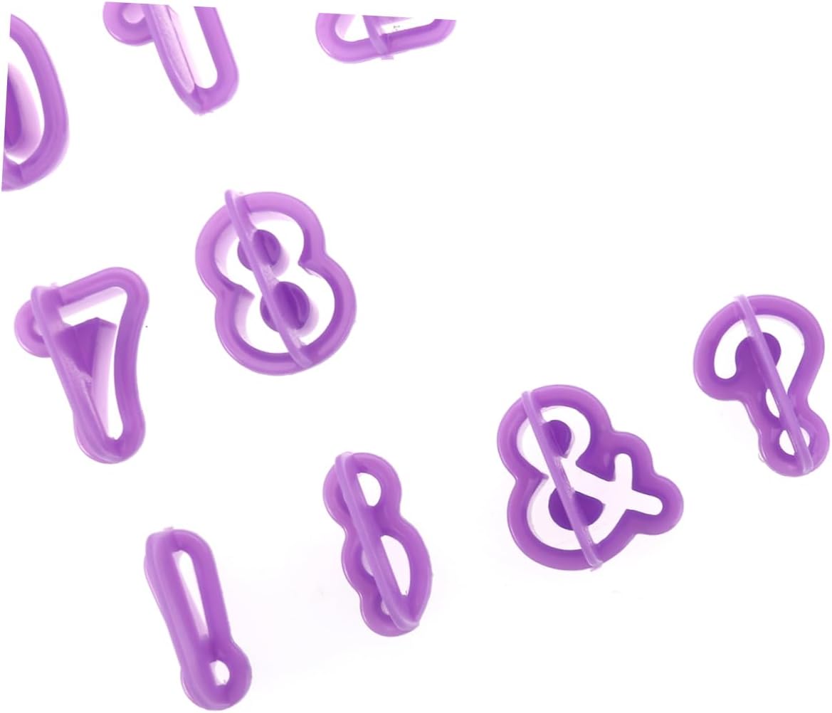 CIYODO 40Pcs DIY Alphabet Letter Number Fondant Cake Cutters Set