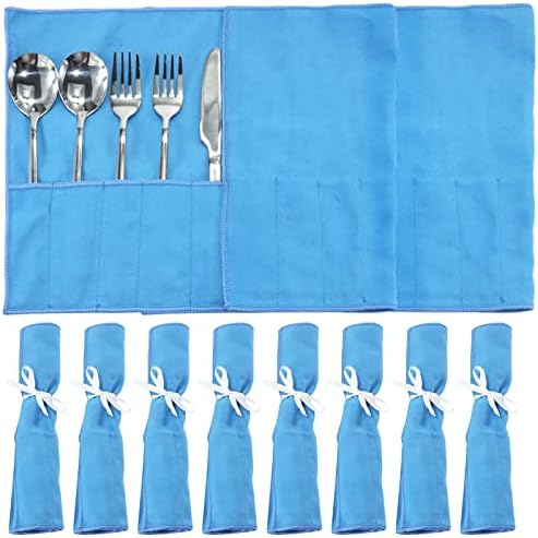 ikaufen 810Pcs Silver Storage Bags with Anti-Tarnish Flannel