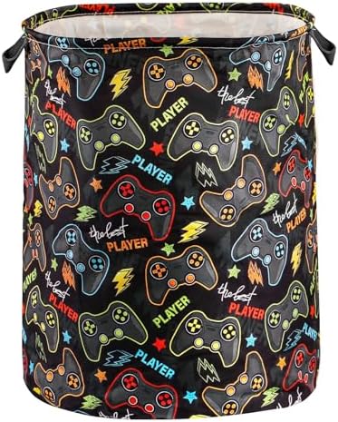Barezan Folding Gamer Storage Basket for Boys Room 1