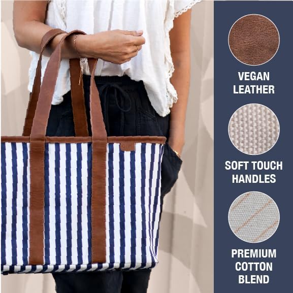 CleverMade Collapsible Laundry Basket - 30L SnapBasket LUXE