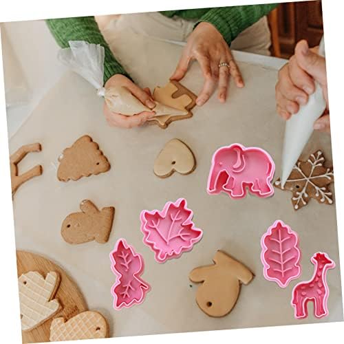OKUMEYR 2 Sets 8pcs 3D Christmas Cookie Cutters
