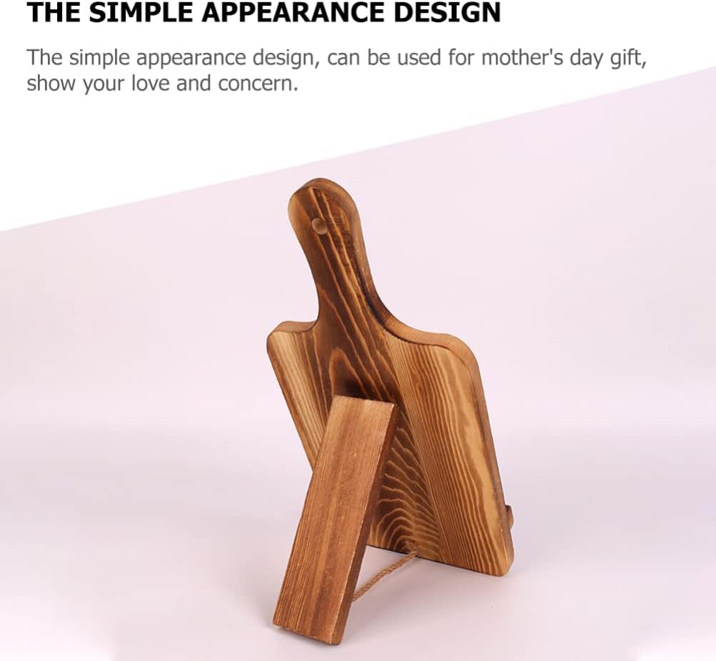 Pine Wood Recipe Book Stand for Home Kitchen