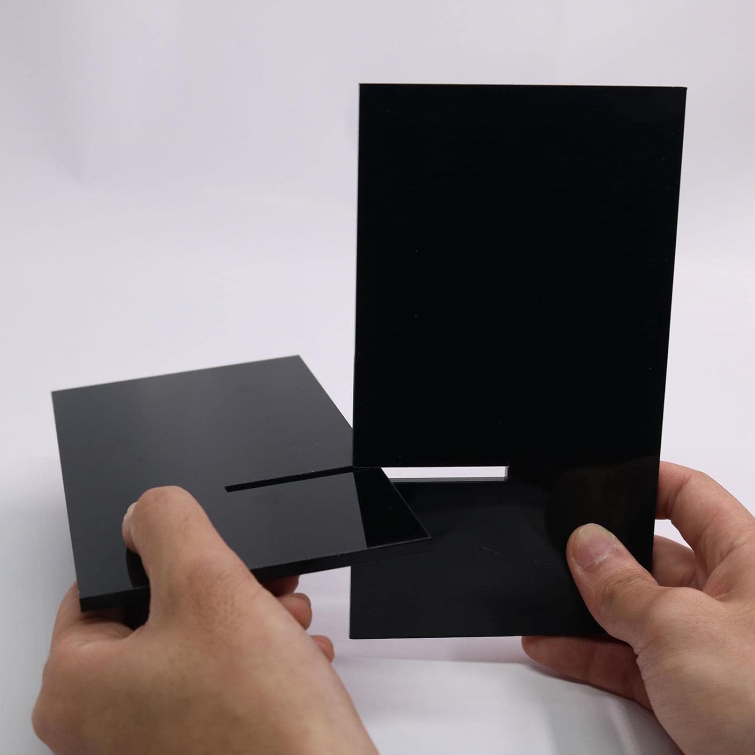 Acrylic Book Stand for Reading and Cooking Black