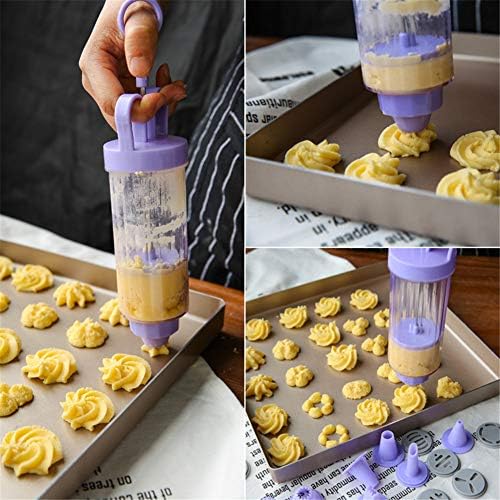 LING Cookie Press Set with 10 Discs and 8 Tips