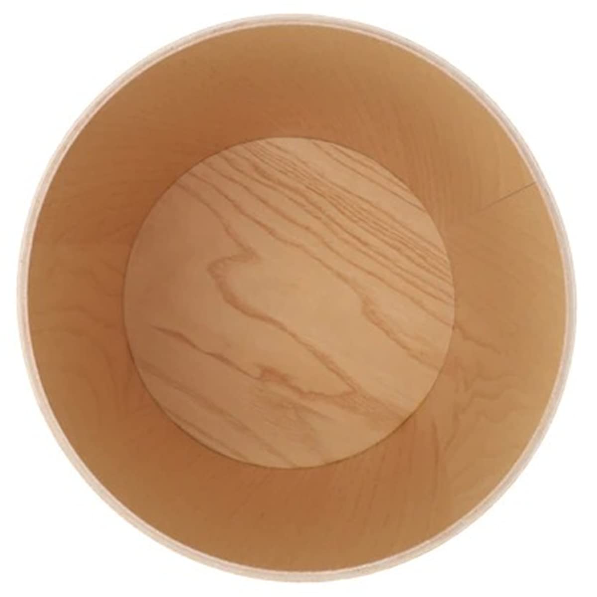 BISOZER 23 Gallons Wood Trash Can for Home Office