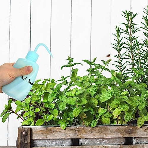NIYANGLE 3pcs Curved Mouth Squeeze Bottle Set