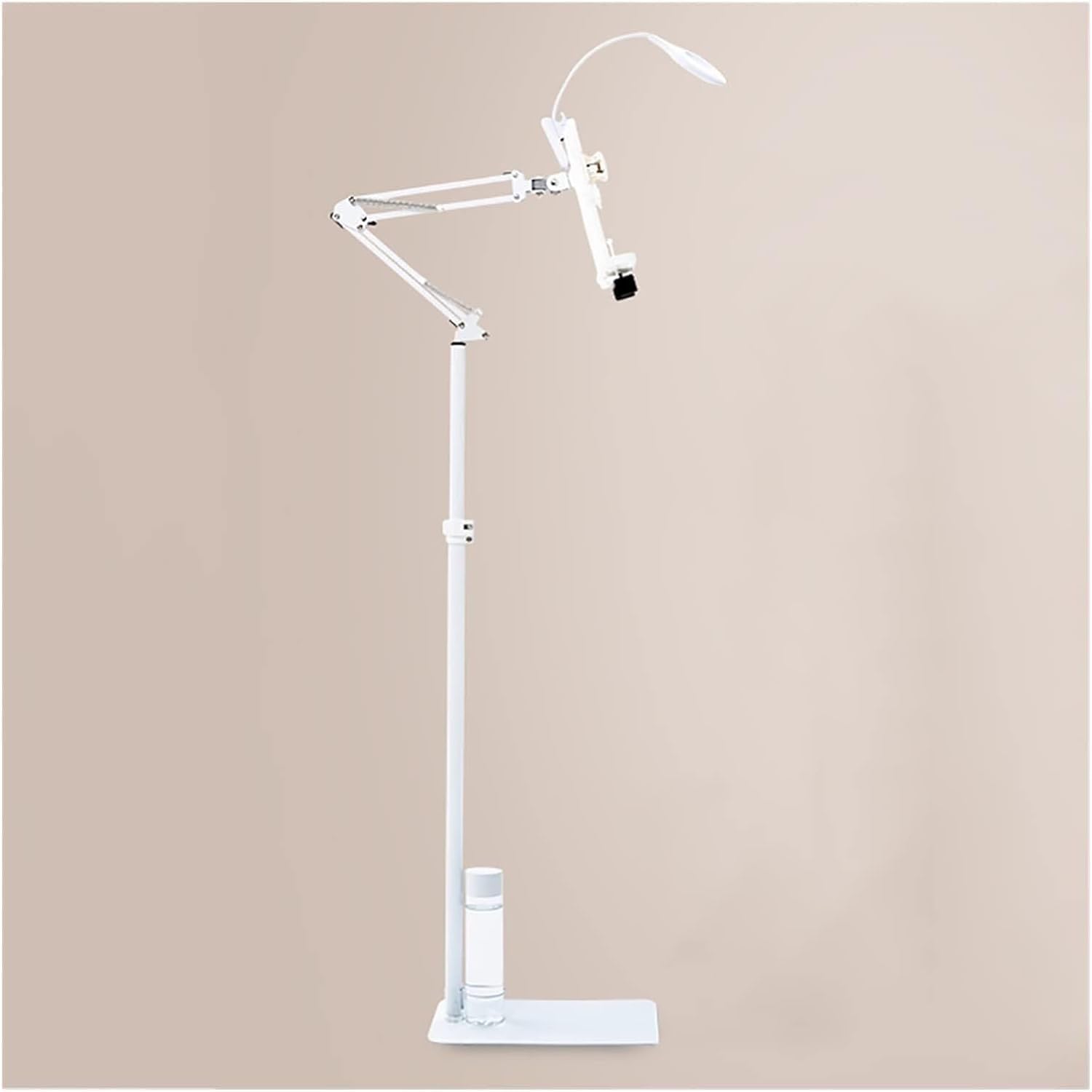 Adjustable Foldable Reading Shelf with Lamp