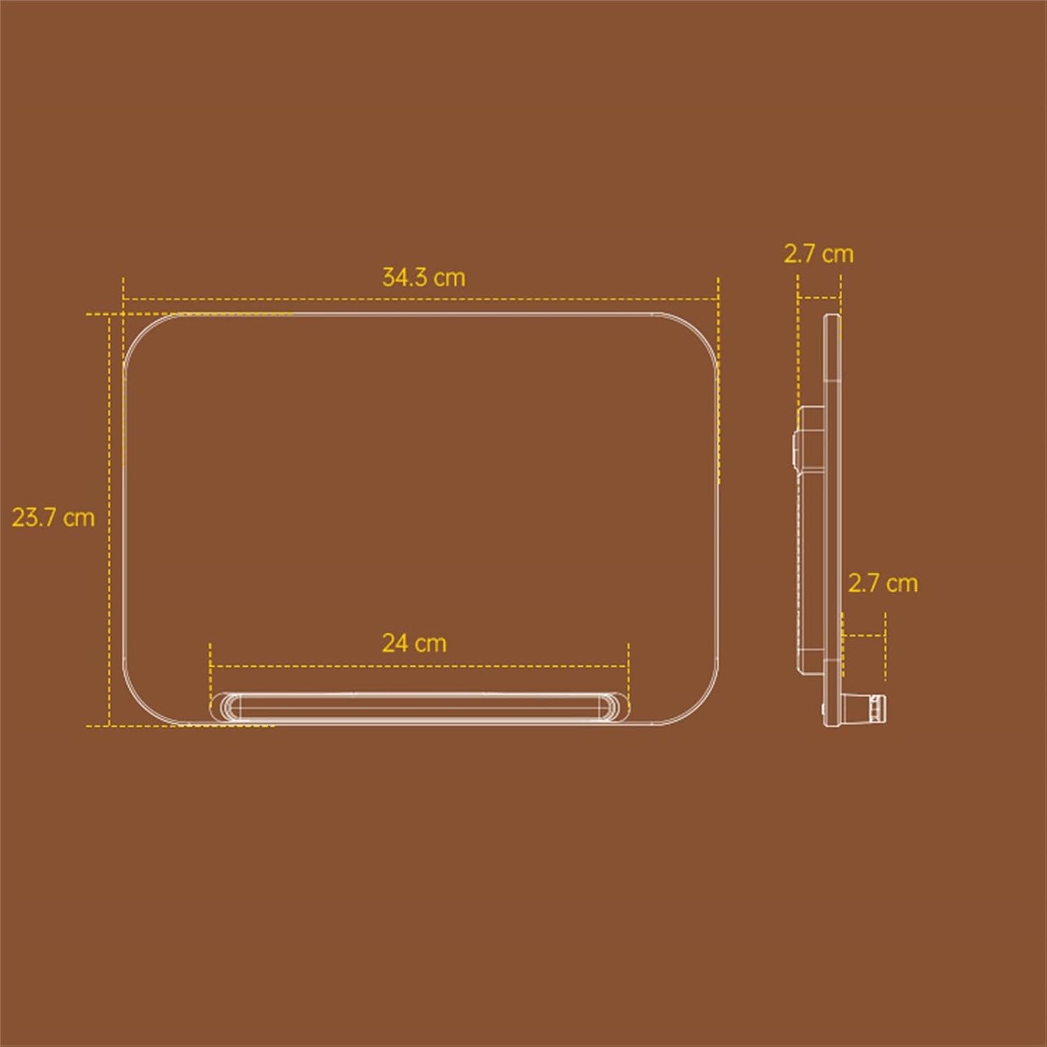 Adjustable Book Stand with Light for Kitchen and Office