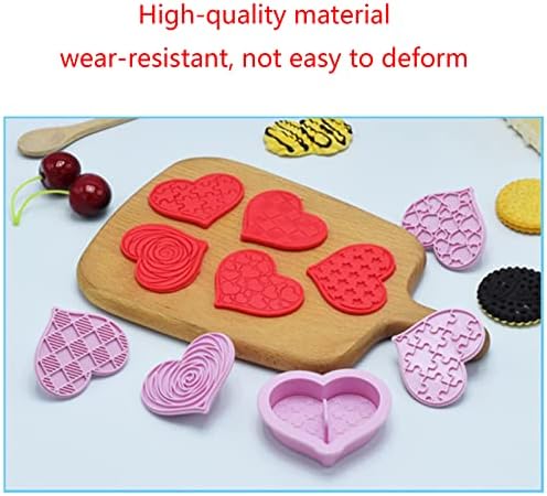 Uqezagpa Cookie Cutters Valentine Heart Shapes Baking Tool 1