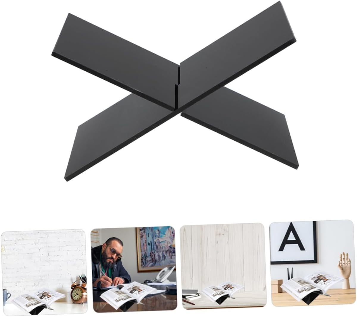 HOLIDYOYO 1 Set Coffee Table Book Stand for Kitchen and Desk