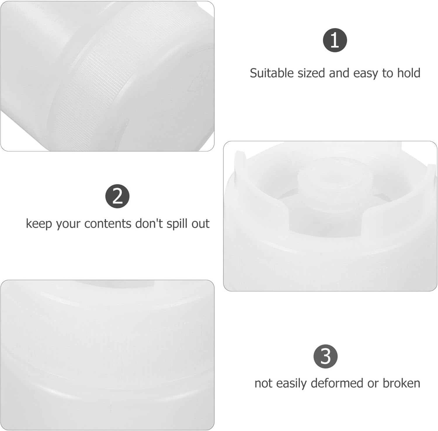 6pcs Double-Sided Squeeze Sauce Bottle Set