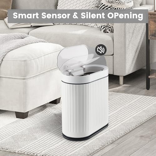 ELPHECO 2 Gallon Smart Motion Sensor Trash Can